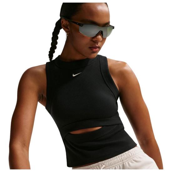 Nike Γυναικεία αμάνικη μπλούζα Sportswear Chill Knit Tight Ribbed Tank Top